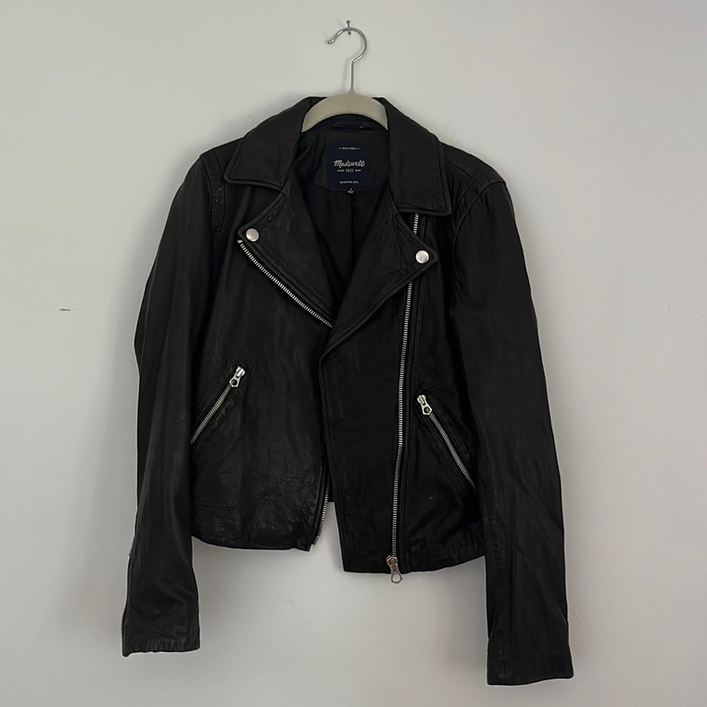 COPY - Madewell leather biker jacket